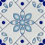 100x100mm Moroccan Embossed Glossy Mosaic Tiles, 4 Designs for Kitchen Bathroom - Image 12