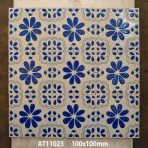 100x100mm Moroccan Embossed Glossy Mosaic Tiles, 4 Designs for Kitchen Bathroom - Image 10