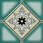 100x100mm Retro Embossed Glossy Mosaic Tiles, 4 Designs for Kitchen Bathroom - Image 11