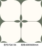 600x600mm Retro Geometric Tiles, 3 Colors, Decorative Tiles for Living & Dining Room - Image 2