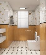 600x600mm Moroccan Geometric Tiles, 3 Designs for Living Room Decor - Image 4