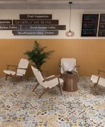 600x600mm Retro Patchwork Tiles, 3 Designs, Decorative Tiles for Living & Dining Room - Image 8