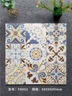 600x600mm Retro Patchwork Tiles, 3 Designs, Decorative Tiles for Living & Dining Room - Image 10