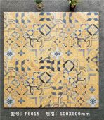 600x600mm Artistic Patchwork Tiles, 3 Designs, Retro Style Floor Tiles for Custom Spaces - Image 12