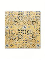 600x600mm Artistic Patchwork Tiles, 3 Designs, Retro Style Floor Tiles for Custom Spaces