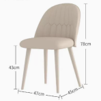 Dining Table and Chair Set - Rock slab, modern minimalist style - 698589 - Image 9