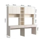 Study Desk - Computer Desk for Two, available in 2 colors - 41025484 - Image 6