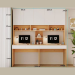 Study Desk - Computer Desk for Two, available in 2 colors - 41025484 - Image 11