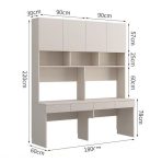 Study Desk - Computer Desk for Two, available in 2 colors - 41025484 - Image 12