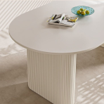 Dining Table and Chair Set - Rock slab, modern minimalist style - 698589 - Image 6