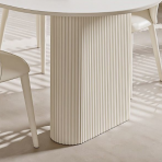Dining Table and Chair Set - Rock slab, modern minimalist style - 698589 - Image 7