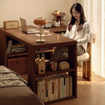 Study Desk - Extendable, L-Shaped, available in 2 colors - sud-1115 - Image 7