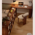 Study Desk - Extendable, L-Shaped, available in 2 colors - sud-1115 - Image 12