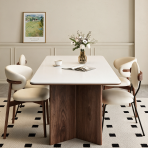 Dining Table and Chair Set - Rock slab, Scandinavian style - ZY-9731 - Image 5