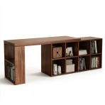 Study Desk - Extendable, L-Shaped, available in 2 colors - sud-1115