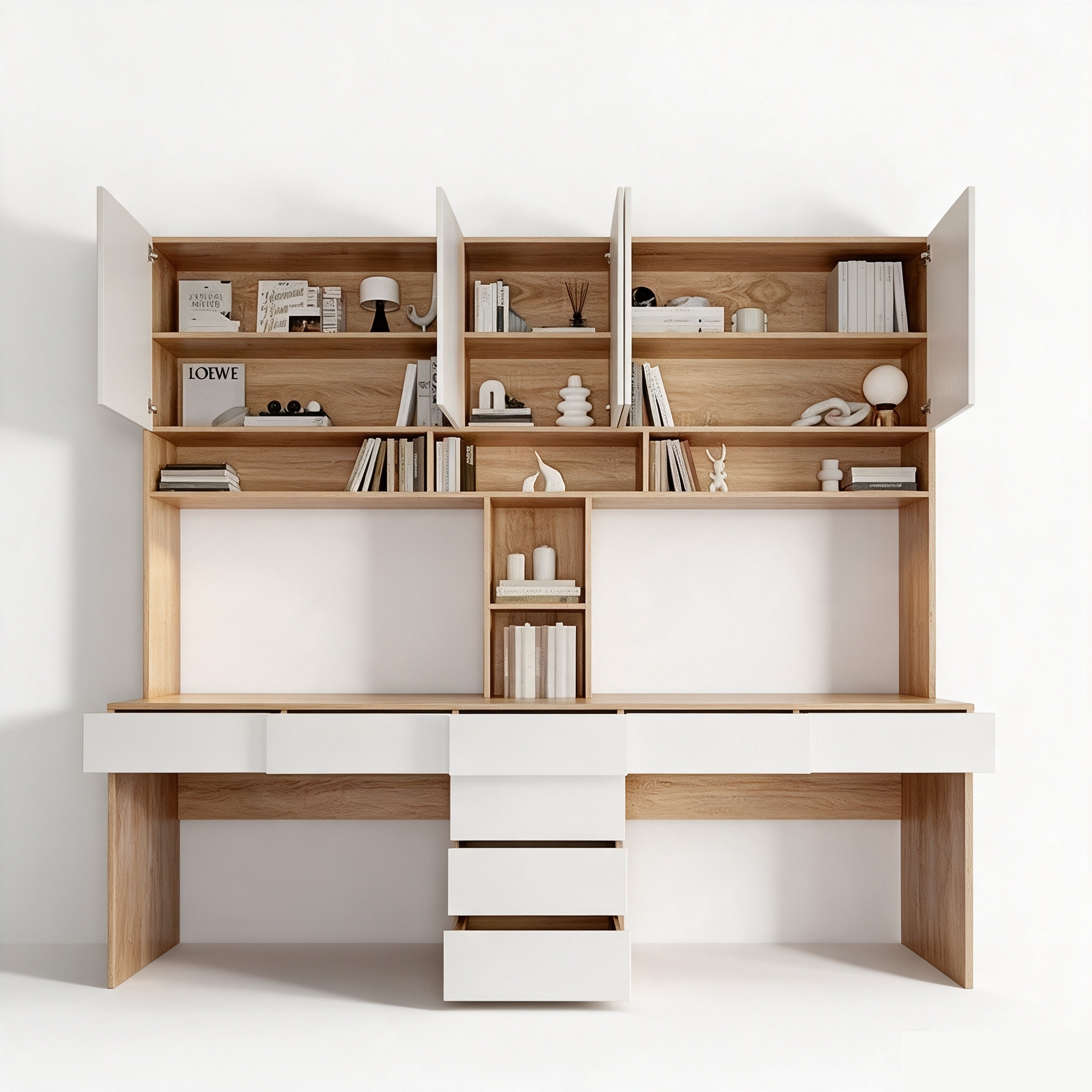 抠图换背景 (84) Study Desk - Computer Desk for Two, available in 2 colors - 41025484 - Image 1
